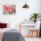 Stupell Industries Playful Heart & Flowers Framed Giclee Wall Art Design by LSR Design Studio